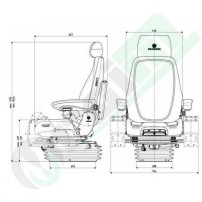 GRAMMER 2401294602 Actimo Evolution MSG95EL/722 | Raim Store