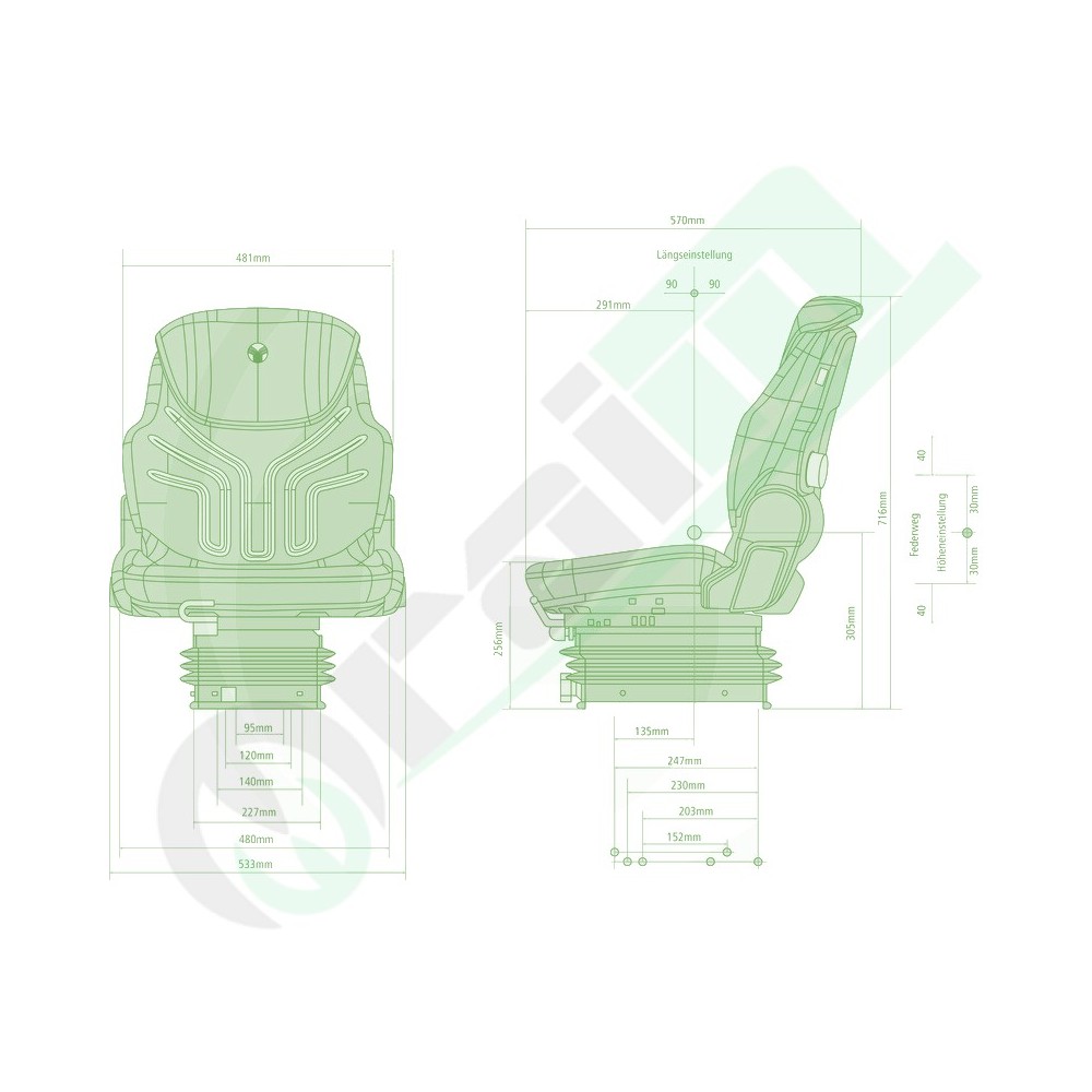 Sedile GRAMMER Basic W (MSG83/721)