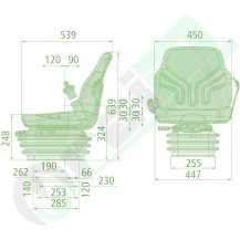 Sedile Grammer Compacto Basic XM | Sospensione Meccanica