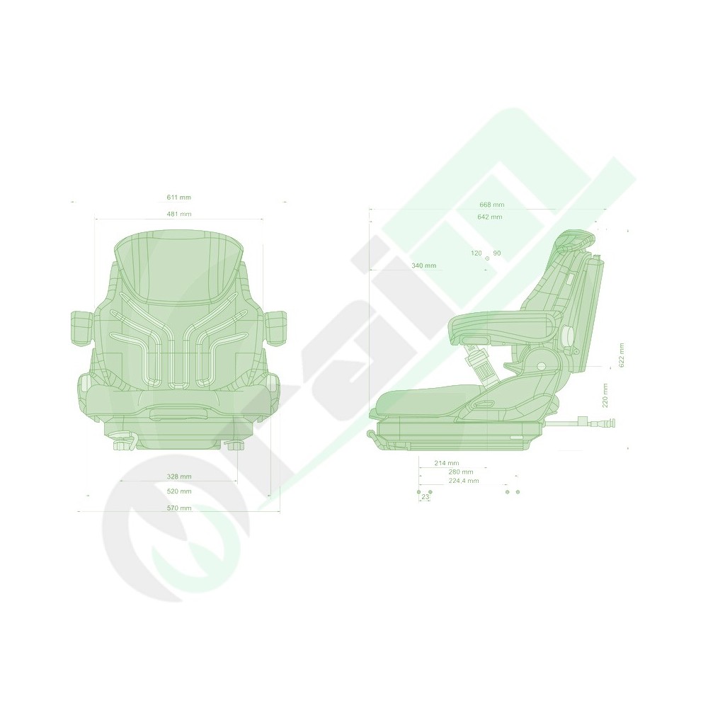 Sedile GRAMMER Primo XM Plus (MSG65/2731)