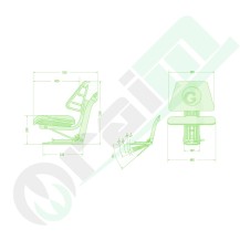 GRANIT Seat | Double-Acting Shock Absorber | Universal