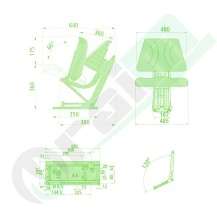 GRANIT Seat | For Slanted Construction | Mechanical Suspension