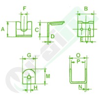 Piastrina Attacco Staffa 60126 | Raim Store