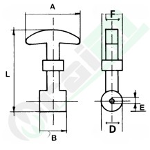 Short Bonnet Catch 65mm | Spare Part