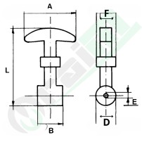 Short Bonnet Catch 65mm | Spare Part
