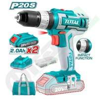 Trapano a Percussione 20V | 45 Nm, 2 Batterie, 50 Accessori