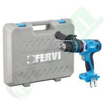 Trapano a Percussione 20V Brushless | Fervi, Mandrino Metallo
