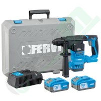 20V Brushless Rotary Hammer | 2.3 J, 2x 4 Ah Batteries, SDS-PLUS