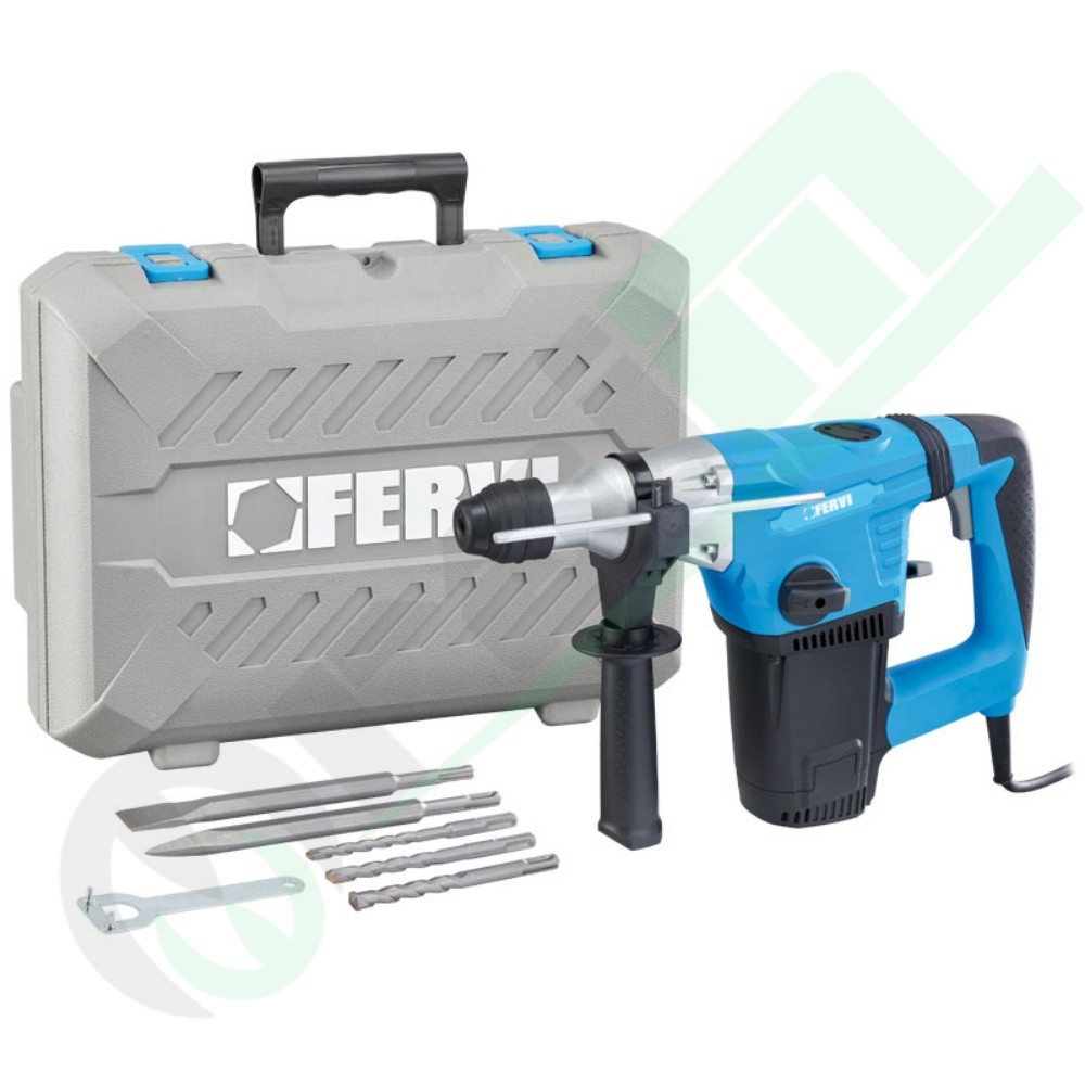 1050W Rotary Hammer & Breaker | Fervi FFRH10503A-B