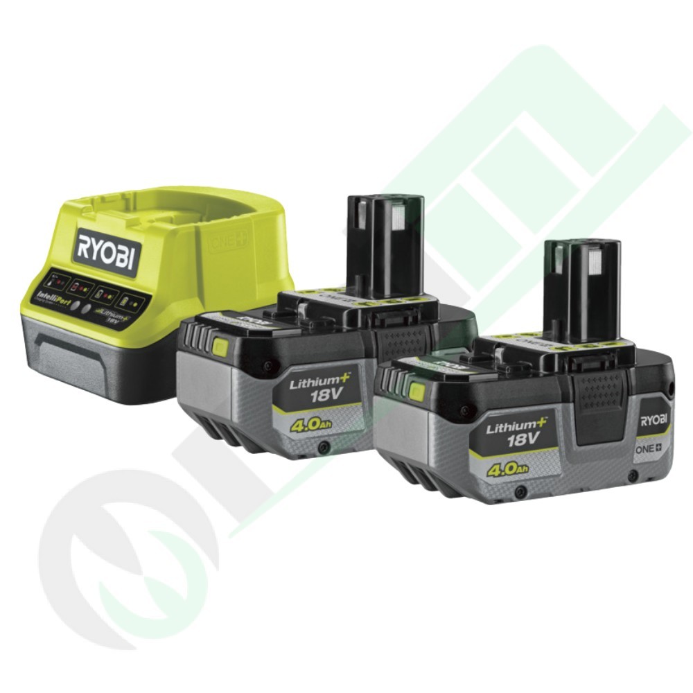 Ryobi 18V Kit 2x 4.0Ah Batteries Charger RC18120-240X | Raim