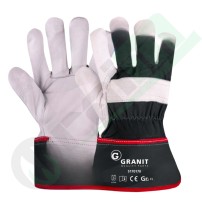 Grain Leather Work Gloves | Double Stitched | EN 388 Certified