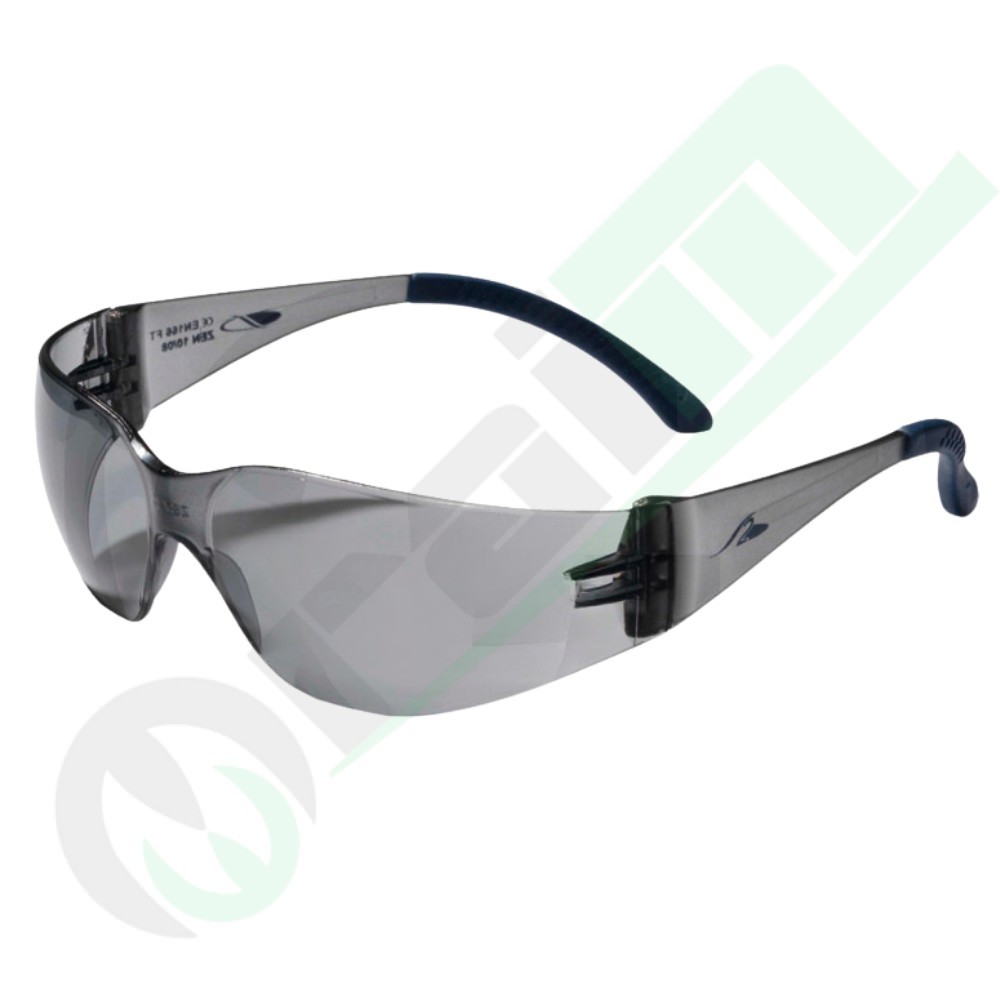 Tinted Frameless Safety Glasses | Solar/Grey | Anti-Scratch