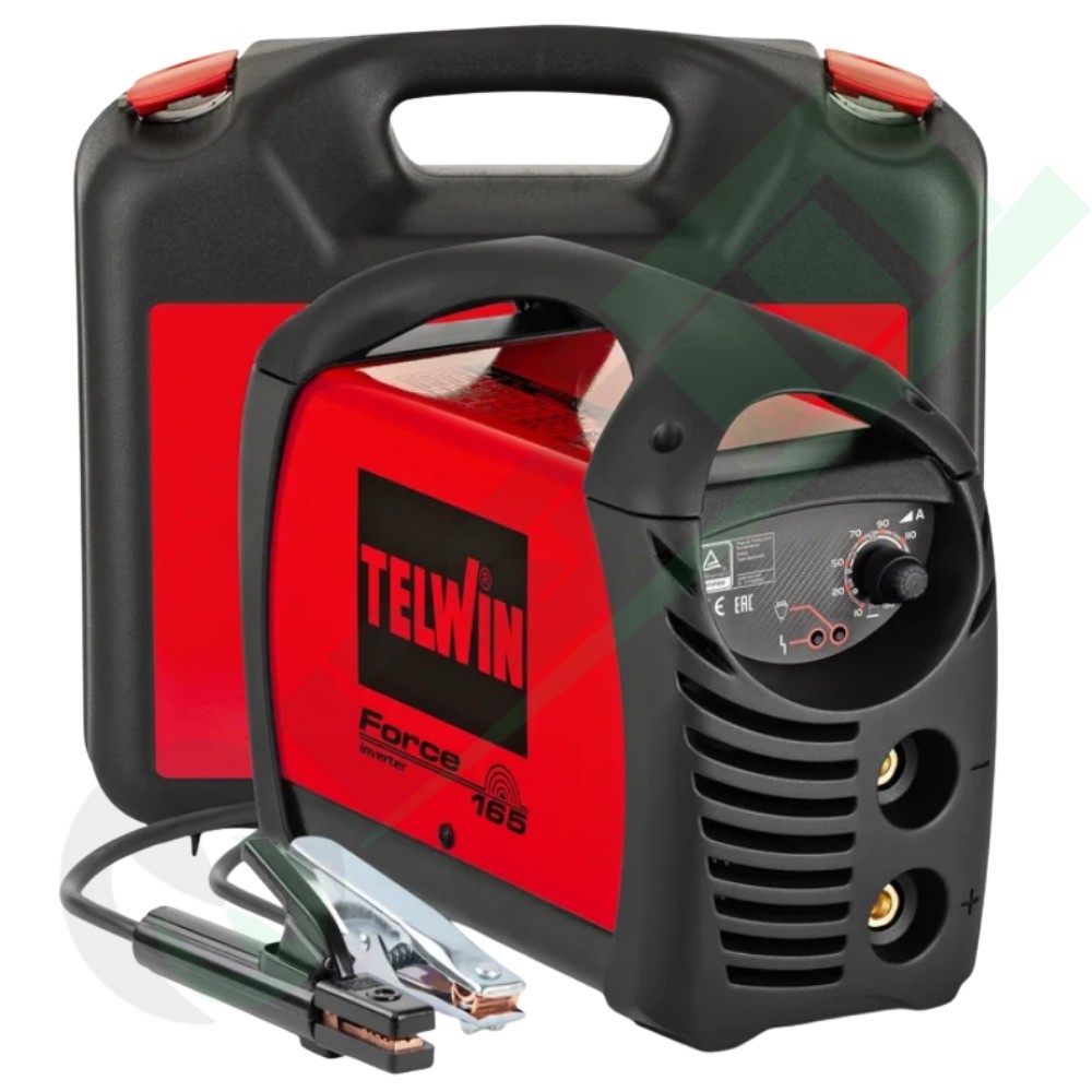 Saldatrice Inverter Telwin FORCE 165 MMA | 150A | Elettrodi 4mm Saldatrice Inverter Telwin FORCE 165 MMA | 150A | Elettrodi 4mm