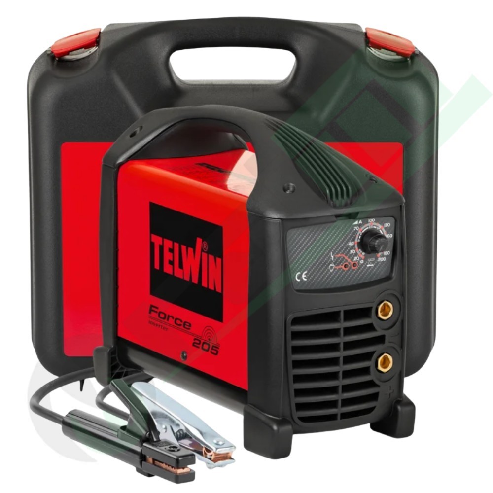 Telwin FORCE 205 Inverter Welder MMA | 200A | 4mm Electrodes Telwin FORCE 205 Inverter Welder MMA | 200A | 4mm Electrodes