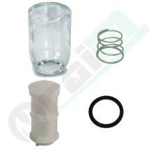 FIAT 850 DT Fuel Pump Bowl Kit | Glass Bowl & Filter Set