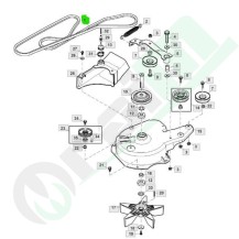 V-Belt TCU19418 | JD X300R, X305R | Primary Drive