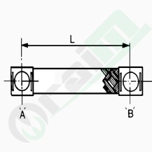 Ground Strap 35523 | 350 mm, 25 mm² | Car, Truck