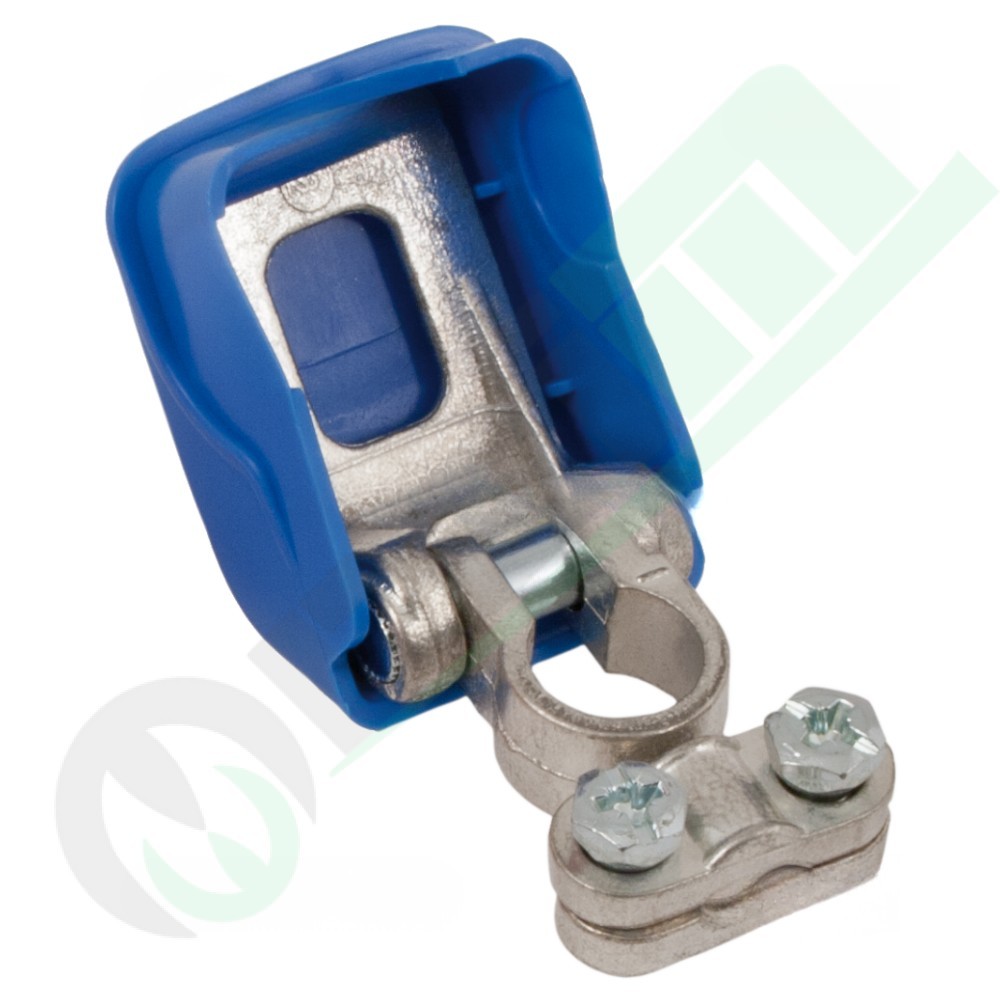 Morsetto Batteria Sgancio Rapido 36475 | Negativo Blu