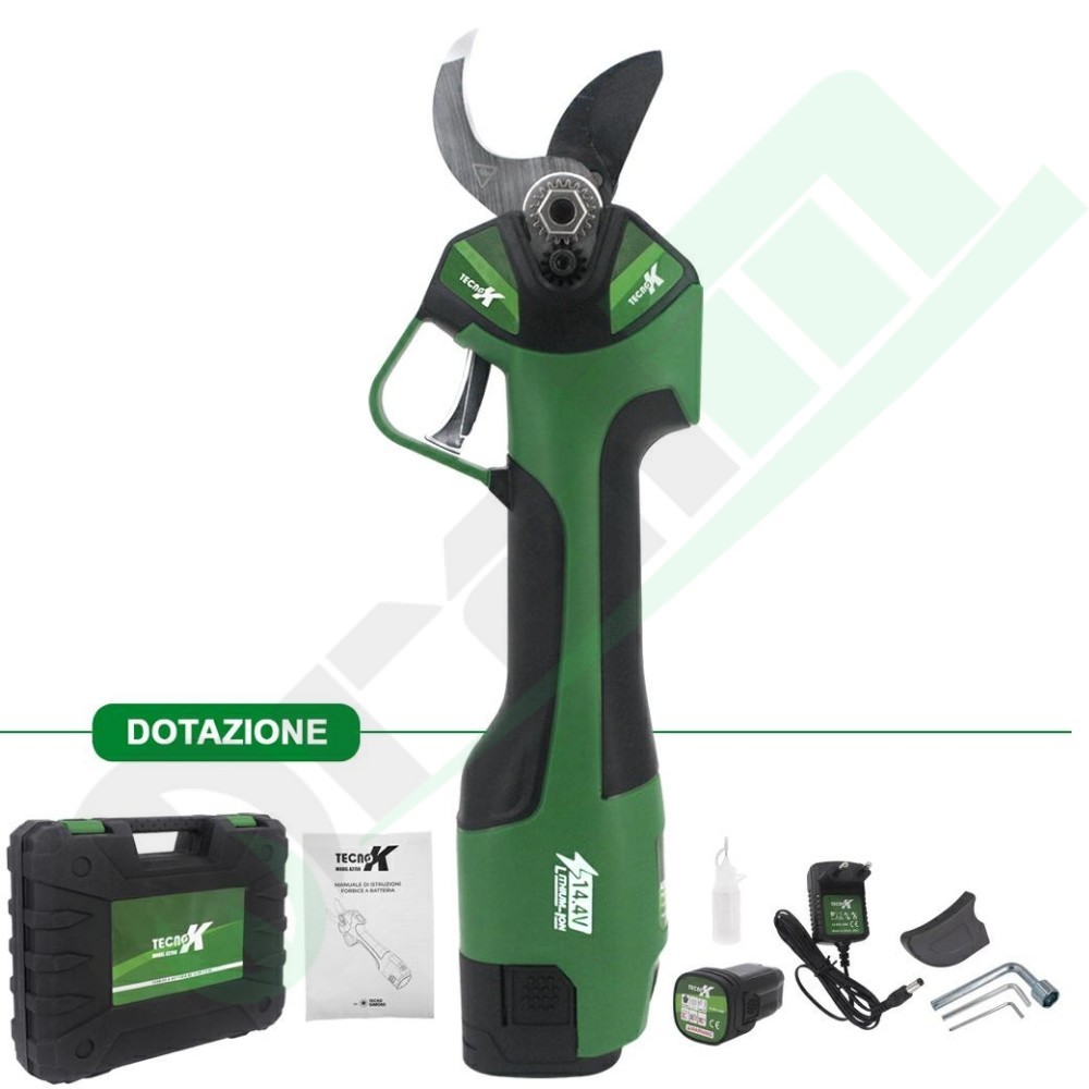 Forbice a Batteria TecnoK 202758 | Taglio 32 mm | 14.4V