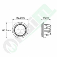Proiettore Lavoro LED GRANIT 12260202 | 3000 lm | 45W