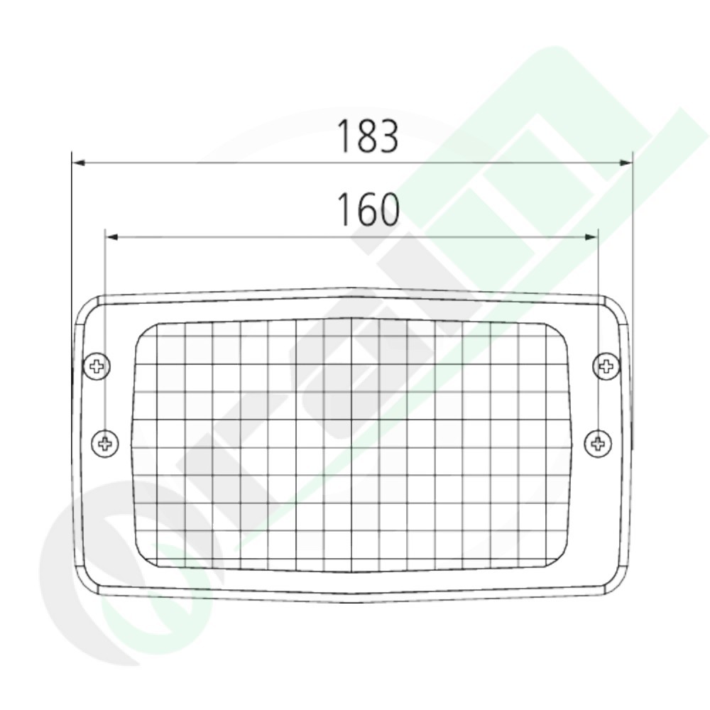 Proiettore Lavoro LED GRANIT 7070010292 | 36W | 3908 lm | IP69K | Incasso Lunga Gittata