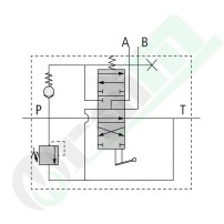 Distributore Z50 GRANIT 87001340 | 1 DE (A-B-T) | 40 l/min