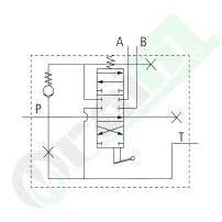 GRANIT Z50 Distributor 87001362 | 1 DA Closed Center | 40 l/min
