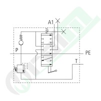 Distributore Z50 GRANIT 87001364 | 1 SE | 40 l/min | 250 bar