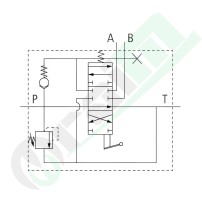GRANIT Z80 Distributor 87000940 | 1 DA | 80 l/min | 250 bar