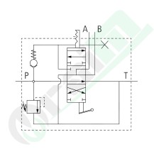 Distributore Z80 GRANIT 87001375 | 1 DE con Arresto | 80 l/min