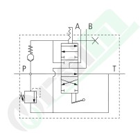 GRANIT Z80 Distributor 87001375 | 1 DA with Detent | 80 l/min
