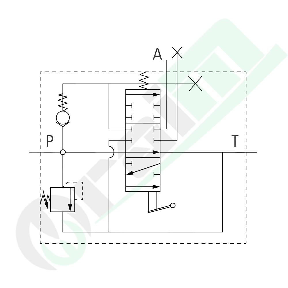 GRANIT Z80 Monoblock Hydraulic Distributor | 1x Single Acting (EW) | 80 l/min | 250 bar