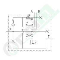 GRANIT Z80 Distributor 87001377 | 1 DA Closed Center | 80 l/min
