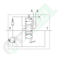 GRANIT P120 Distributor 87001050 | 1 DA | 160 l/min | 250 bar