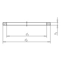 Anello di Tenuta in Alluminio (Rondella) 5x9x1 DIN 7603 - 500100402