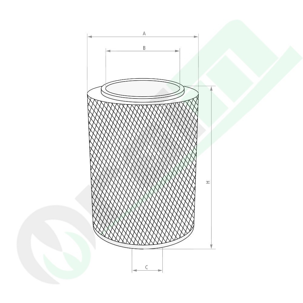 Filtro Aria Interno Fleetguard AF4589 | D. Est. 117 mm | Per SDF FENDT NEW HOLLAND