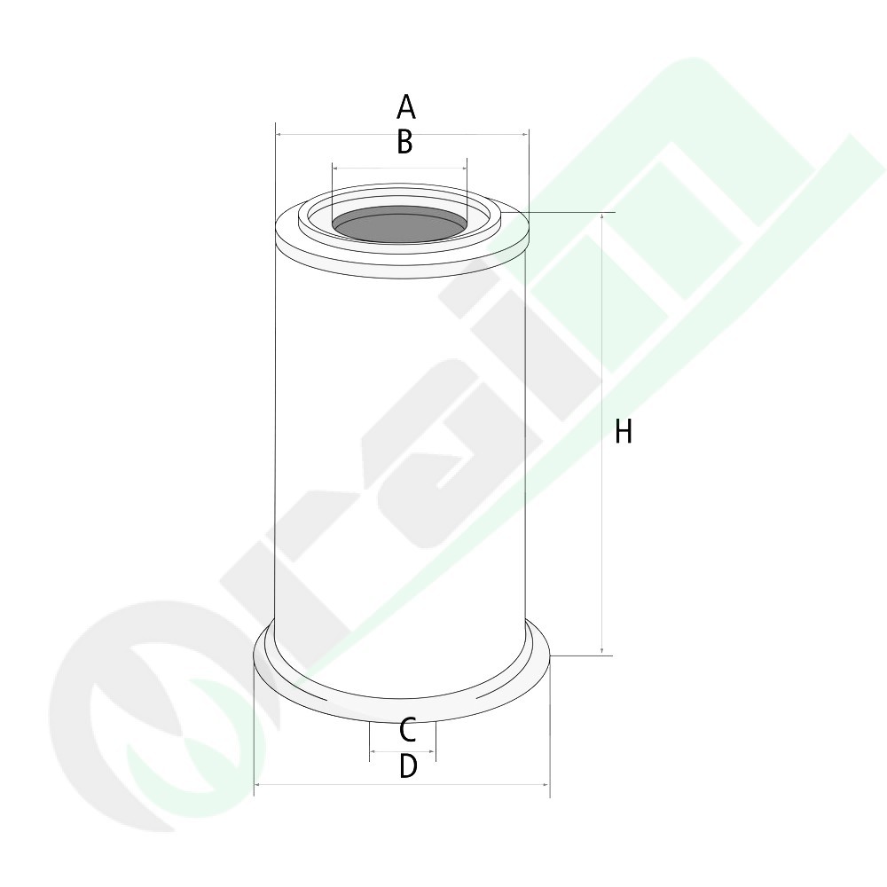 MANN FILTER External Air Filter C28750 | OD 228 mm | H 420 mm | For FENDT