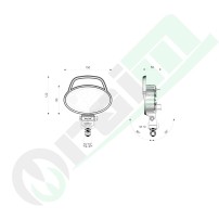 Faro LED CARBONLUX Ovale 12332937 | 2000 lm | 12W