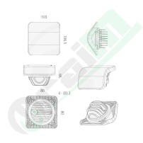 Faro LED Ovale GRANIT 11256365 | 3500 lm | Fendt Case IH Steyr