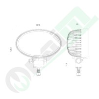 HELLA ValueFit O1200 LED Light 455VF1GA 357001001 | 1200 lm