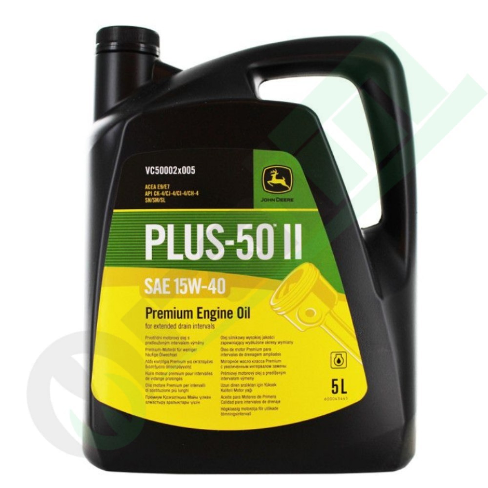 Olio Motore John Deere Plus-50 II | 500 Ore | API CJ-4 E9