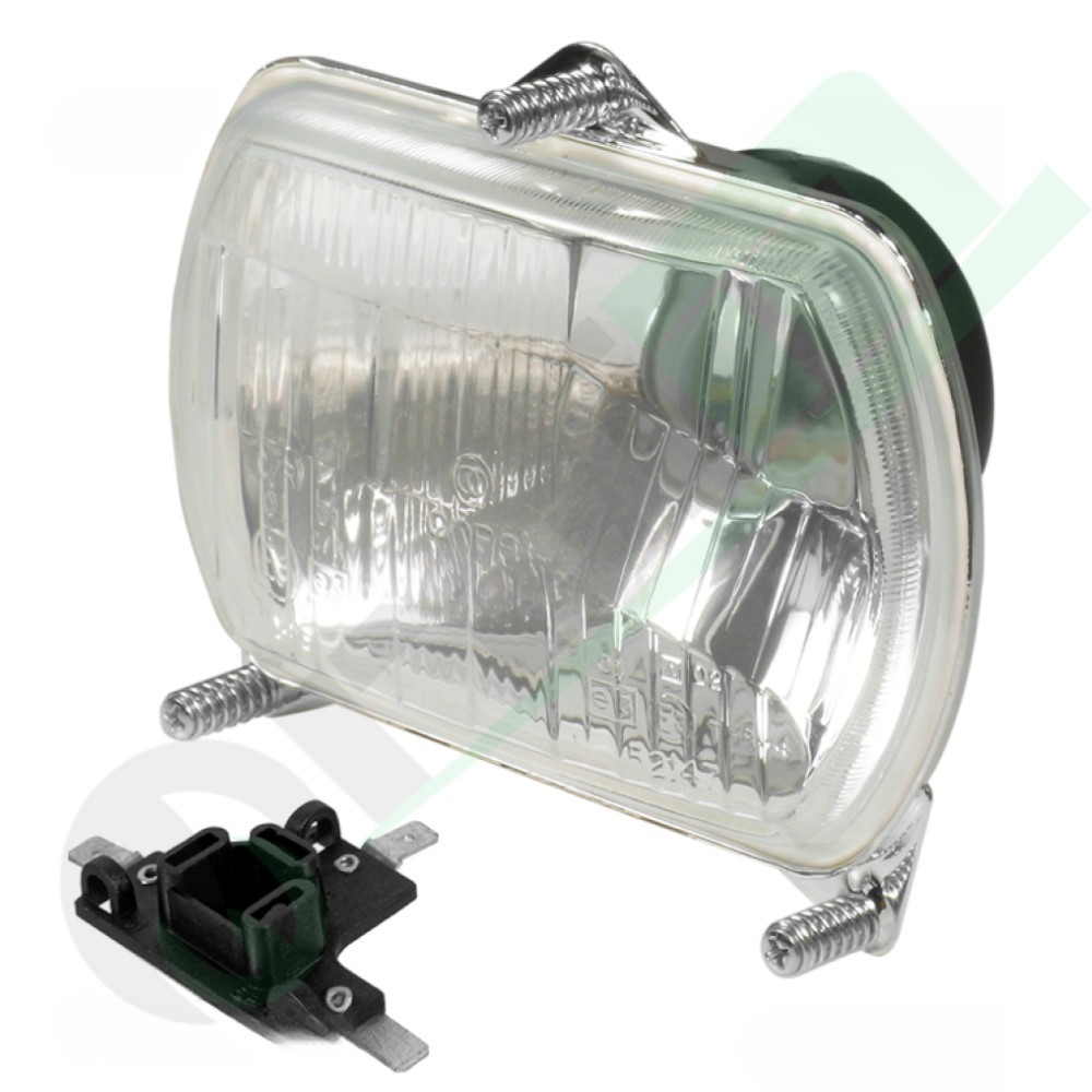 Recessed Asymmetric Headlamp 2 Lights | Spring Mount | 160x105mm | 1984880C1