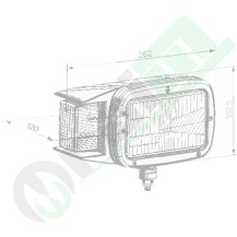 Front Headlight & Right Indicator | 36904