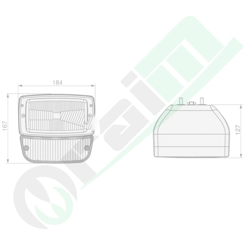 Left Front Headlight Assembly with Indicator | 4 Functions Homologated | Code 36433