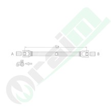 BLUELINE 3771210B465 PTO Shaft Series B4 1210mm