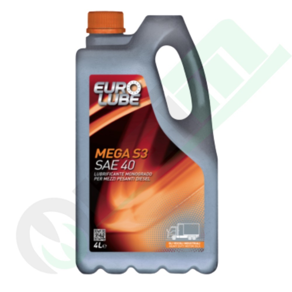 MEGA S3 SAE 40 Olio Monogrado Diesel