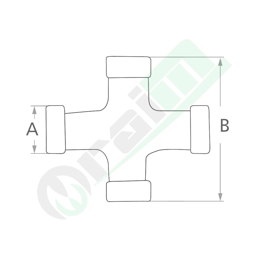 BLUELINE PTO Universal Joint Cross Series F23 B4 27x74.6mm Code 377377016