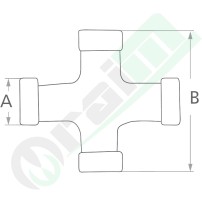 BLUELINE PTO Cross F240 B8 AB8 34.9x106mm