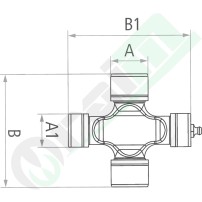 BLUELINE PTO Cross B6 80 30.2x91.5x27x100mm