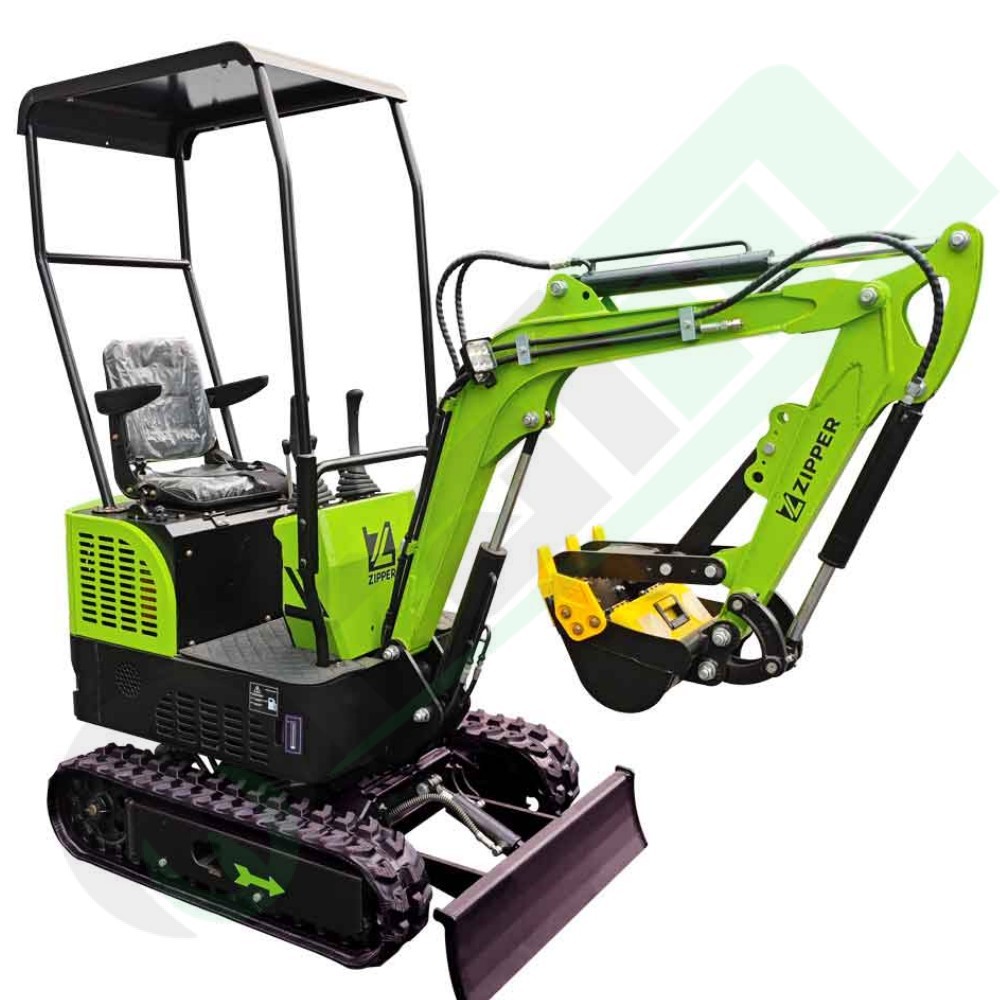 ZIPPER ZI-MBGS850D Mini Excavator Diesel Engine 7.8 kW 860 kg with 400 mm Bucket